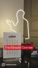 Load and play video in Gallery viewer, Ramadan2023 Moon Printable Calendar A4 size
