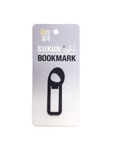 Load image into Gallery viewer, Arabic black metal bookmark. Shape of a sukun diacritic
